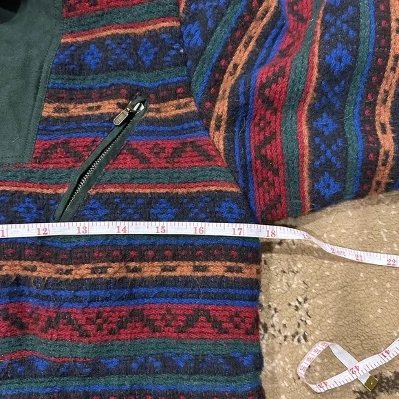 Far West vintage southwestern/Santa Fe style lined jacket oversized M Wool blend - Picture 7 of 9